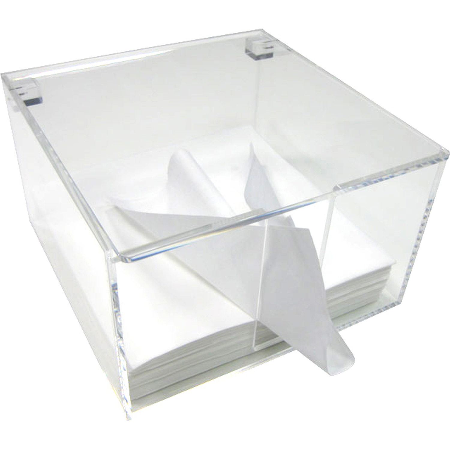 Acrylic Dispenser Box With Lid For Tissues