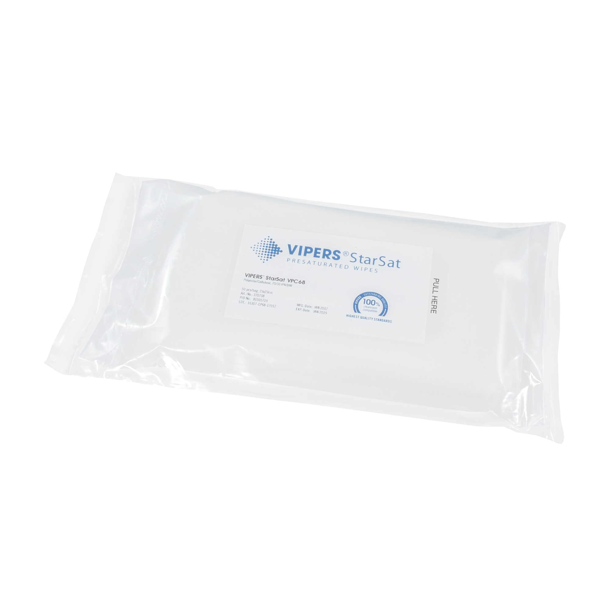 Cleanroom Wipe VIPERS® StarSat VPC68